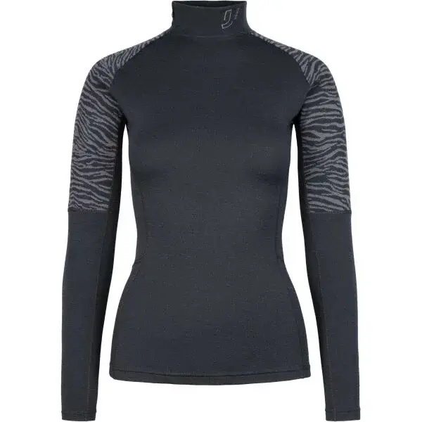 JOHAUG ELEVATE Dámske merino tričko, čierna, veľkosť