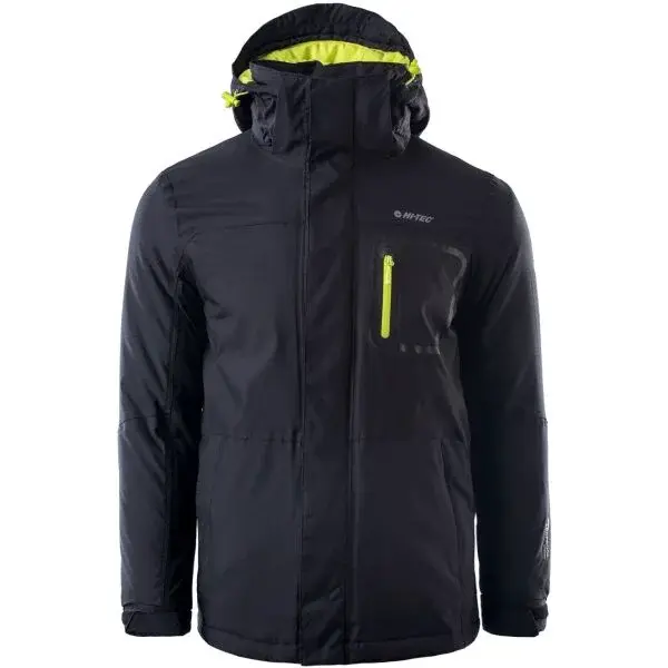 Hi-Tec BICCO Pánska lyžiarska bunda, čierna, veľkosť XXXL