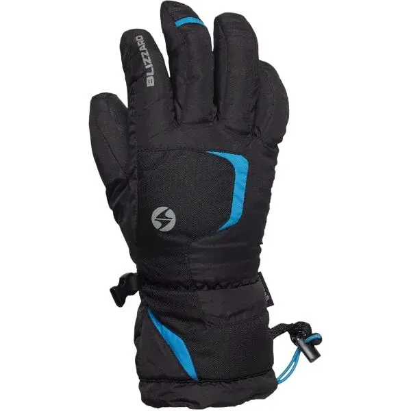 Blizzard REFLEX JNR SKI GLOVES Rukavice, čierna, veľkosť 4Y