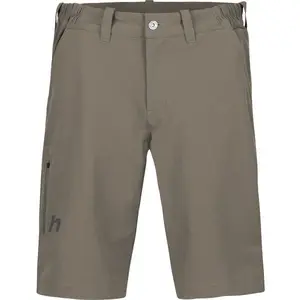 Hannah WORTH Pánske strečové šortky, hnedá, veľkosť