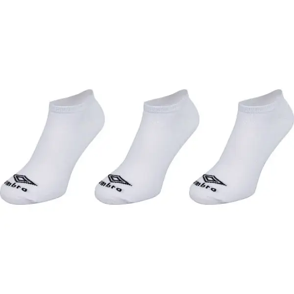 Umbro NO SHOW LINER SOCK - 3 PACK Ponožky, biela, veľkosť