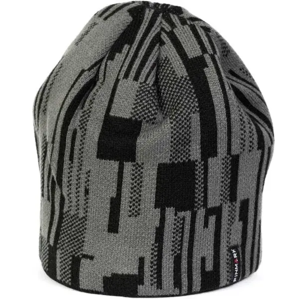 Finmark WINTER HAT Pánska pletená čiapka, sivá, veľkosť UNI