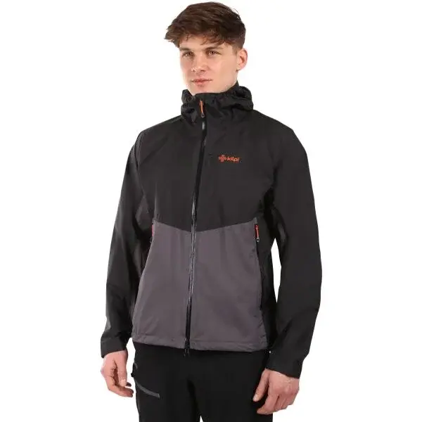 KILPI HURRICANE Pánska nepremokavá bunda, čierna, veľkosť