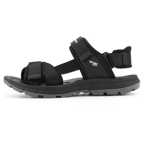 ALPINE PRO ALVE Pánske sandále, čierna, veľkosť