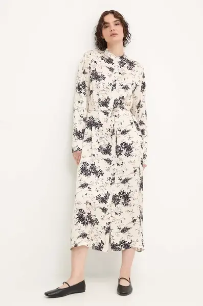 Šaty Answear.LAB bílá barva, midi