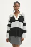 Svetr Answear.LAB dámský, šedá barva, lehký