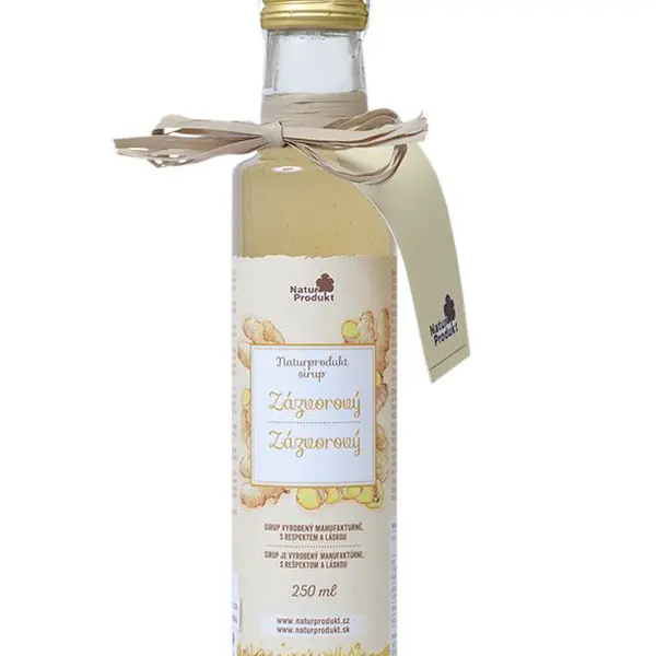 Naturprodukt sirup Zázvorový 250 ml