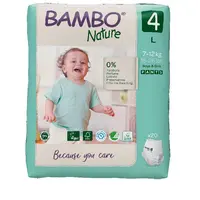Bambo Nature Pants 4 7-12 kg tréninkové kalhotky 20 ks