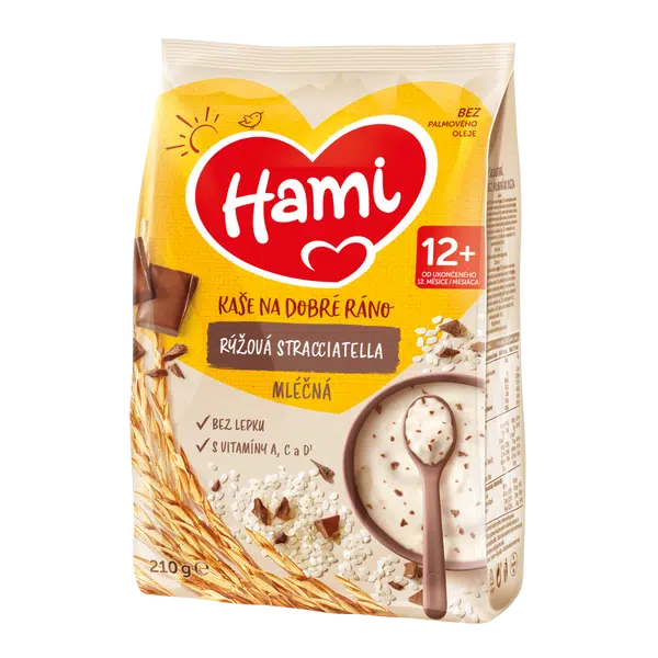 Hami Mléčná kaše na dobré ráno rýžová stracciatella 210 g