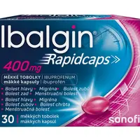 Ibalgin Rapidcaps 400 mg 30 měkkých tobolek