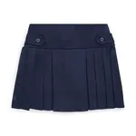 Dětská sukně Polo Ralph Lauren tmavomodrá barva, mini, áčková