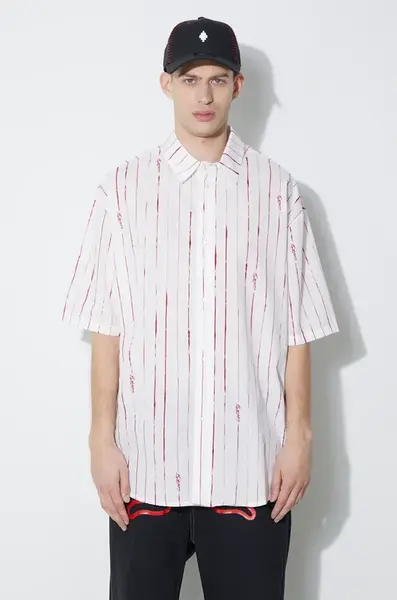 Bavlněná košile Marcelo Burlon County Pinstripes Over Shirt