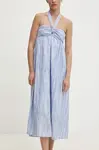 Lněné šaty Answear.LAB