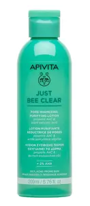 APIVITA Just Bee Clear pleťová voda na rozšířené póry a černé tečky 200 ml