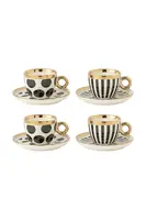 Sada šálků a podšálků J-Line 4-pack