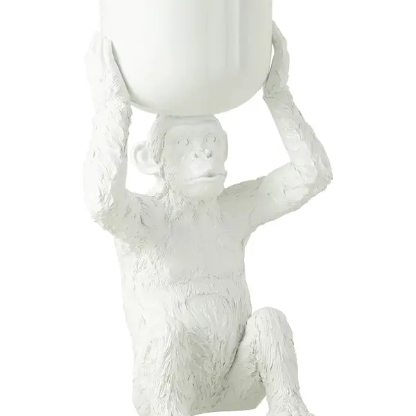 Kbelík na led J-Line Monkey bílá barva