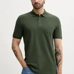 Bavlněné polo tričko HUGO tmavomodrá barva, 50466182