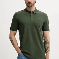 Bavlněné polo tričko HUGO tmavomodrá barva, 50466182