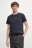 Bavlněné tričko Rag & Bone tmavomodrá barva, M000T906G