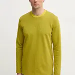 Tričko s dlouhým rukávem Sisley zelená barva, 3O35S104C