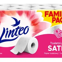 Linteo Toaletní papír 3vrstvý bílý 15 metrů 16 rolí