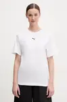 Bavlněné tričko Puma bílá barva, 684971