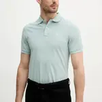 Bavlněné polo tričko Hackett London zelená barva, HM563426