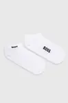 Ponožky BOSS 2-pack dámské, bílá barva, 50502054