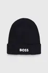 Čepice z vlněné směsi Boss Green BOSS GREEN Asic_Beanie-X
