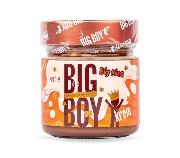 BIG BOY Big King Krém s lískovými ořechy, mlékem a karamelem 220 g