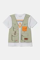 Dětské bavlněné tričko Guess
