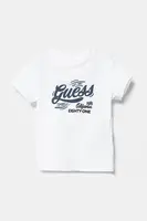 Bavlněné dětské tričko Guess