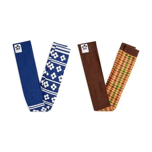 Dětské legíny Mini Rodini Flowers 2-pack vzorované, 2476011600