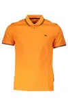 HARMONT &amp; BLAINE MEN'S ORANGE SHORT SLEEVED POLO SHIRT