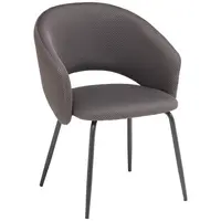 MID.YOU ŽIDLE S PODRUČKAMI, železo, síťovina, šedá