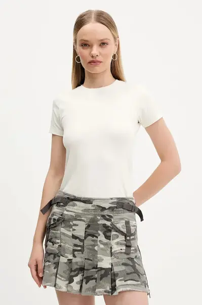 Tričko Guess Jeans dámské, béžová barva, W5BI57 J1314