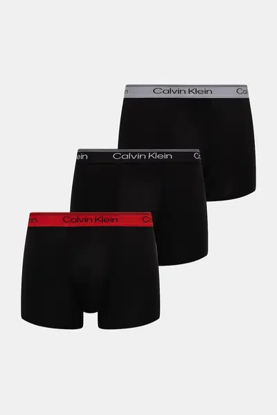 Boxerky Calvin Klein Underwear 3-pack černá barva, LV00NB4410