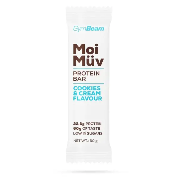 GYMBEAM Proteínová tyčinka MoiMüv cookies & cream 60 g