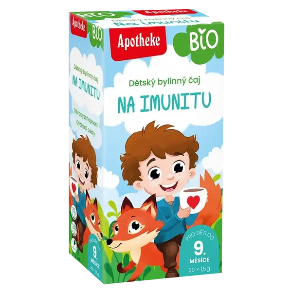 APOTHEKE Bio Detský bylinný čaj na imunitu 20 x 1.5 g