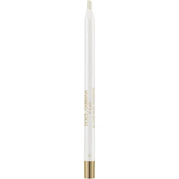 Dolce&Gabbana Bold It's Lit! tuhý krémový rozjasňovač v ceruzke odtieň 01 North Star - Shimmering Platinum 0.35 g