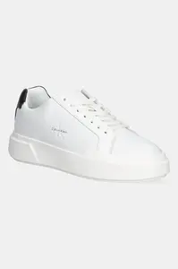 Kožené tenisky Calvin Klein CHUNKY CUPSOLE LACEUP LTH