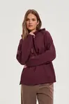 Marisse WOMEN'S SWEATSHIRT Z-BL-4820 BURGUNDY
