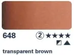 Akvarelová barva Horadam 1/2 – 648 transparent brown