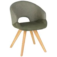 Linea Natura ŽIDLE S PODRUČKAMI, barvy dubu, olivově zelená