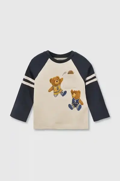 Dětské bavlněné tričko s dlouhým rukávem Mayoral