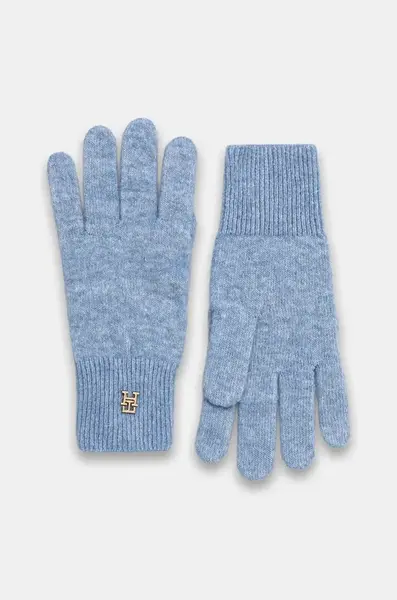 Vlněné rukavice Tommy Hilfiger
