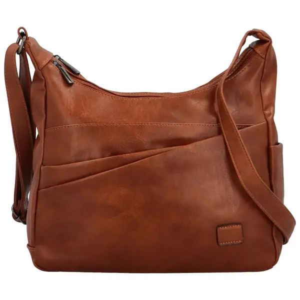 Dámská crossbody kabelka hnědá - Firenze Ricco