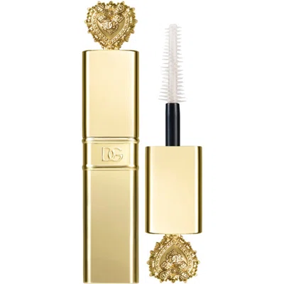 Dolce&Gabbana Flawless Everfull XL Mascara Mini mini řasenka pro prodloužení a zvětšení objemu řas odstín 01 Total Black - True jet black 3 ml
