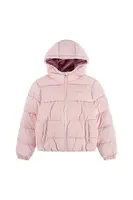 Bunda Levi's SHINY HVWT PUFFER růžová barva, 3EN640