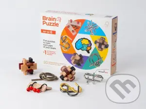 RECENTTOYS Brain Puzzle - sada 6 ks